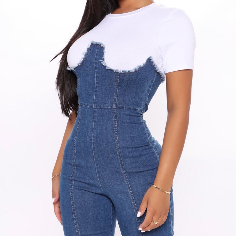 Denim jumpsuit